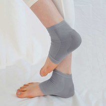[메리삭스] 뒷꿈치 힐링 스퀘어 삭스 2족, 선택:여성_그레이