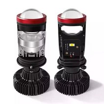 미니빔 프로젝터 캠핑용 휴대용 가정용 프로젝트 블루투스 터보 팬 y6 y7 y8 h4 led 헤드라이트 car h4 mini 렌즈 6000k high power 30000lm, 2개 조각 y7 팬리스, 오른손 운전