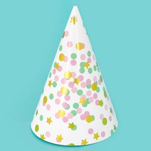 파티고깔모자 10입 [도트패턴 러블리민트], 단품