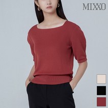 미쏘 퍼프소매 스퀘어넥 풀오버 MIWKA9975T