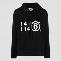[MM6 MAISON MARGIELA] [명품]남성 MM6 23SS 넘버링로고 블랙 후드