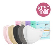 KF80 아에르 어드밴스드라이트핏 새부리형마스크 10매, 아에르 KF80 어드밴스드 라이트핏 베이지 소형 10매