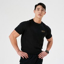 허그본 프리미엄 모달 HGVN 액티브골드 머슬핏 반팔