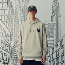 뉴에라 MLB 쿠퍼스타운 월드 시리즈 뉴욕 양키스 후드 헤더 그레이 13338677