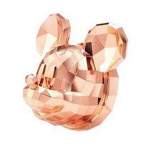 스턴 디즈니 미키 미니 차량용 방향제 자동차 디퓨저, 로즈골드 미키, 프레쉬포레스트