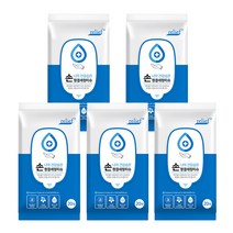 릴리프 손청결 세정티슈 캡형, 20매, 5개