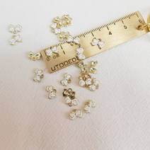 예쁜단추 고급단추 패션단추 단추부자재 다양한 의류단추소품 추천 수제 DIY 의류 장식 액세서리 8mm 캔디, 흰색 1개 = 10립_8mm