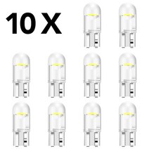 10x W5W Led T10 자동차 조명 6000K 전구 스타일 12V 미니 쿠퍼 R52 R53 R55 R56 R58 R59 R60 R61 Paceman, [1] WHITE, [1] 6000k, 01 WHITE, 01 6000k