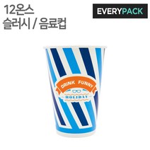 에브리팩 12온스 음료컵 (슬러쉬.양면코팅), 1박스, 1000개입