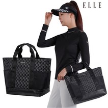 엘르골프 엘르골프 ELLEGOLF 여성 빅사이즈 보냉 토트백 6H67502, 블랙 .