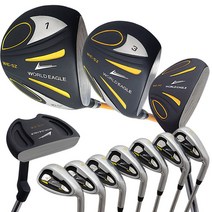 WORLD EAGLE (월드 이글) 5Z 남성 골프 클럽 풀 세트 블랙 우용 플렉스 S WE-5Z-BK-S-W O