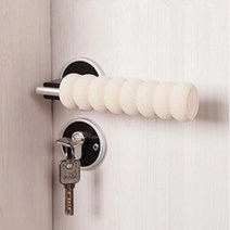 서후네 [1+1] 정전기 충돌방지 방문손잡이 커버 쿠션 스펀지 충격완화, 베이지, 2개