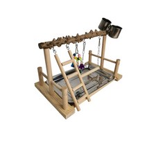 wrikri 업그레이드 오돌토돌 사천 고추나무 앵무새 장난감 세트