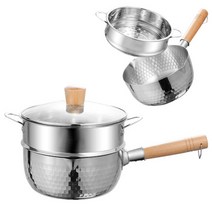 미니 스테인레스 편수냄비 인덕션 스텐찜기 라면 생선 만두 찜기, 20cm_냄비뚜껑