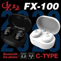 오즈 초특가 미니멈콤팩트 타입 FX-100 TWS블루투스5.0 무선 스트레오 이어폰 블루투스이어폰, 블랙_BLACK, 오즈FX-100