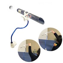 탁구 자동 연습 기계 피칭 머신 로봇 와이어 거치대 스윙 연습 레슨 그물 훈련용, 없음