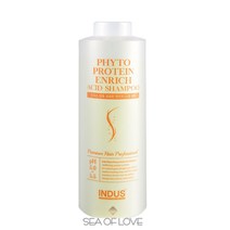인더스 피토 프로틴 엔리치 산성 샴푸 1500ml 대용량 헤어샵 전용 미용실 약산성 샴푸 단백질 산성 5.5 과일향 냄새 향기좋은샴푸