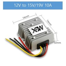 강압기 DC 12v ~ 19 v 5a 6a 8A 10a 알루미늄 IP67 방수 스텝 업 부스트 전력 컨버터 볼트 전압 조정기, 04 10A_01 12V_02 19V