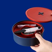 [소공원]원형통 반짓고리 반짇고리함 쌈지세트 바느질함 옷수선 옷리폼 실패 가정용, No.03 반짇고리 블랙 핑크
