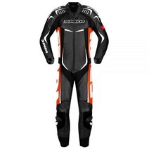 Spidi Track Wind Pro One Piece 오토바이 슈트 가죽 바이크 모터사이클 501314, Spidi Black/White/Red_56
