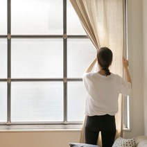 포홈 [포홈] 린넨무지 무드 커튼