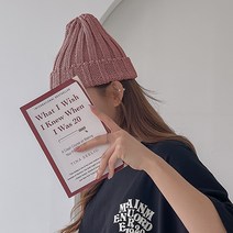 캡조아 봄 여름 지사 골지 무지 비니 남녀공용 국내제작