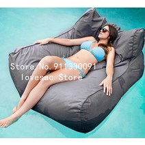 대형모기장 세트 캠핑 야외 테라스 캠핑용 파라솔 지퍼형 낚시 모기장텐트 도매 새로운 디자인 야외 물 부동 방수 PVC 수영장 해변 콩 가방, 회색