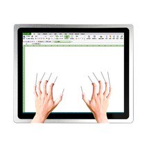 올인원컴퓨터 21.5 인치 산업용 패널 미니 올인원 PC 19 "17" 임베디드 태블릿 컴퓨터 정전 식, 11 i5-6200U 8G128G, 01 17 inch