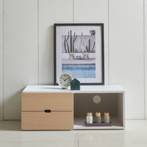 이케아 티비 다이 tv 선반 거실장 장식장 받침대 원목 원룸 안방 스탠드 거치대, 화이트 메이플, 아크뷰, 800 오픈형