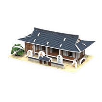 초등교과 전통가옥 기와집 만들기 입체퍼즐 놀이방완구 유치원교구 퍼즐놀이 종이퍼즐 IQ