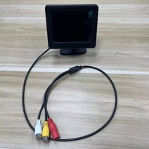 호환 디지털 컬러 TFT LCD 범용 차량 후진 주차 백업 후면보기 카메라 자동차 모니터 소형 디스플레이 35 인치, 없음, 4.색상35inches12LED