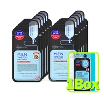 메디힐 MEN 타임톡스 블랙 마스크 이엑스, 25ml, 10개