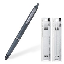 파이롯트 프릭션 볼 노크 존 0.5mm 지워지는 볼펜 세트, 프릭션 존 0.5mm 미드나잇 네이비+리필 2개 세트