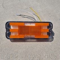 화물차표시등 탑차 윙바디 24V led 후면표시등 옆면표시등 차폭등 측면등 사이드등 끝단등 미등 배광인증, 황색(측면표시등)