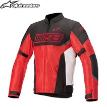 알파인스타 마르케즈 메쉬 라이더 자켓 (보호대 포함), M, BLACK/RED/WHITE