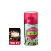 리빙굿 향그루 캔 자동분사기 헤이즐럿향 방향제 본품, 20개, 280ml