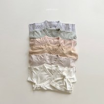 피카부 팬더 배냇세트 6컬러 베베 신생아옷 뱀부 배냇저고리 실내복 내의 내복 잠옷