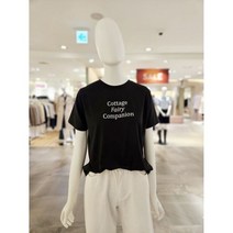 올리브데올리브 데일리 심플 레터링 티셔츠 YW4ME209(573437 )