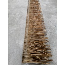 3m 모조 볏짚 밀짚 초가 인조 갈대 지붕 초가집 플라스틱 인공 볏집 시공 자재, 다크카키천개