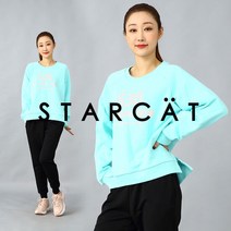스타캣 필라테스복 필라테스운동복 루즈핏맨투맨 YMT36H9