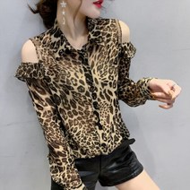 SAMARA 블라우스 여 디자인감 소중 긴팔 기질 루즈핏 카디건 큐빅 오프숄더 셔츠