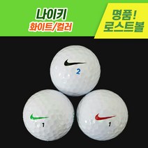 로스트천하 중고골프공 나이키 화이트/색상혼합 로스트볼 10알, 화이트, A급 10알