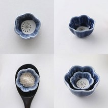 [FR] 일본풍 도자기 종지 (히나타_블루), 1개