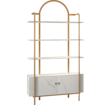 메니큐어진열대 프레임 전시대 피규어 선반, 우아한 골드 80x30x220 1