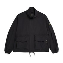 정품 내셔널지오그래픽 N231MJP903 세미 오버핏 봄버 자켓 CARBON BLACK