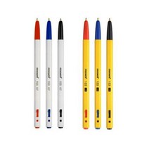 아트박스/펜하우스 153 볼펜 0.7mm/1.0mm흑청적 1타(12개)선택구매, 1.0mm흑색