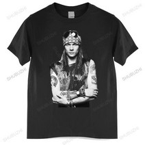 메탈티 뮤지션티 락시크룩 면 tshirt 남성 여름 탑 axl 장미 총 n39 gnr