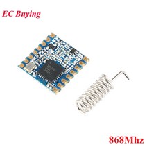 Lora 868Mhz 모듈 SX1276 무선 트랜시버 확산 스펙트럼 장거리 통신 LORA/GFSK 무선통신, 한개옵션0