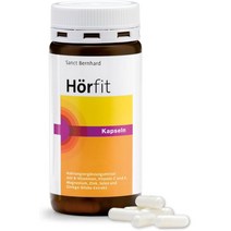 독일 Sanct Bernhard Horfit 이어핏 청력 보조 영양제 비타민 120캡슐, 1개, 독일 상트 베른하르트 이어핏 120캡슐, 120정