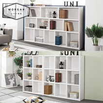 모건리빙 미유 3단 낮은 책장 모음, 03_미유 오픈형 800-3단 책장(핑크화이트)